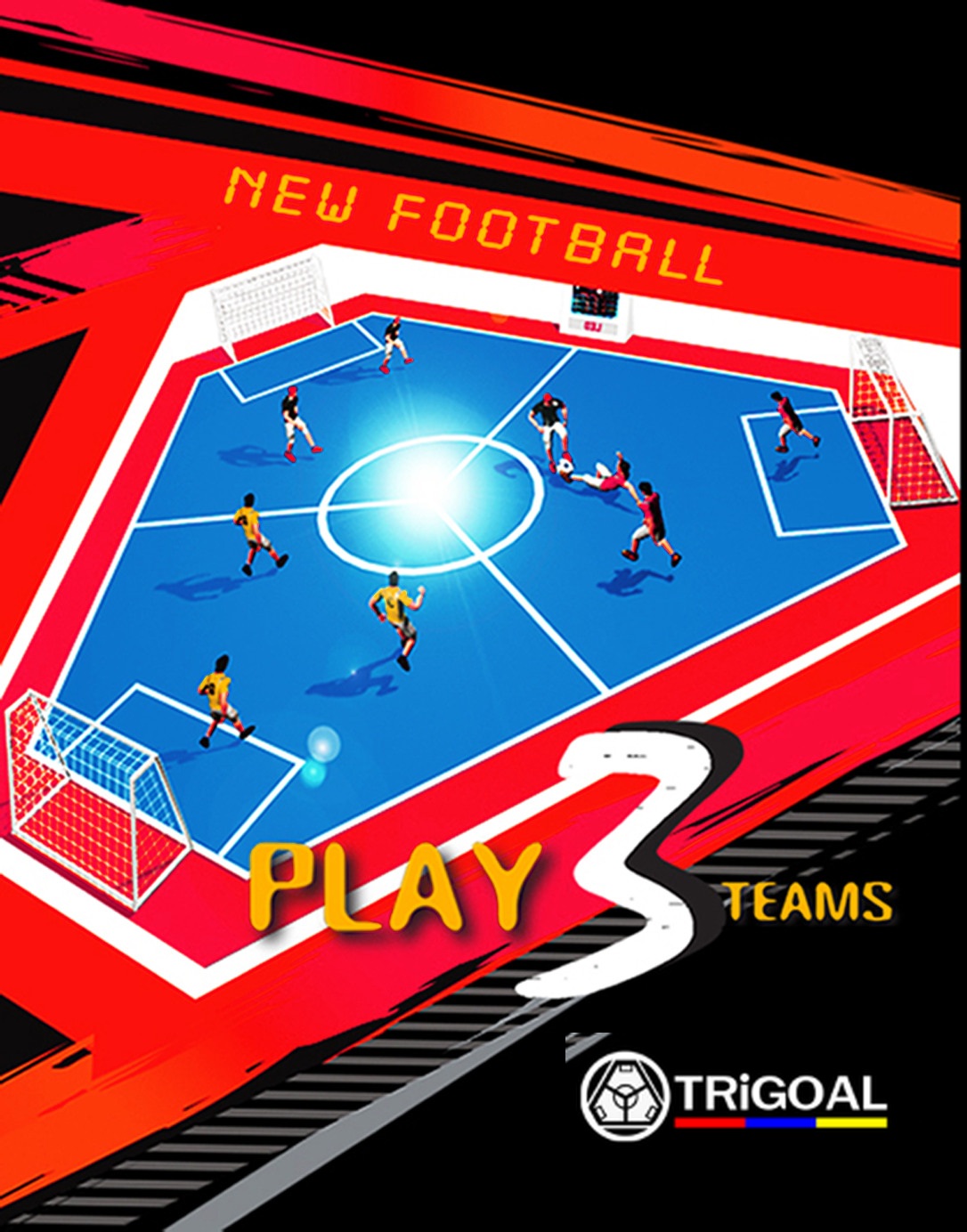 TRIGOAL เกมฟุตบอล 3 ทีม